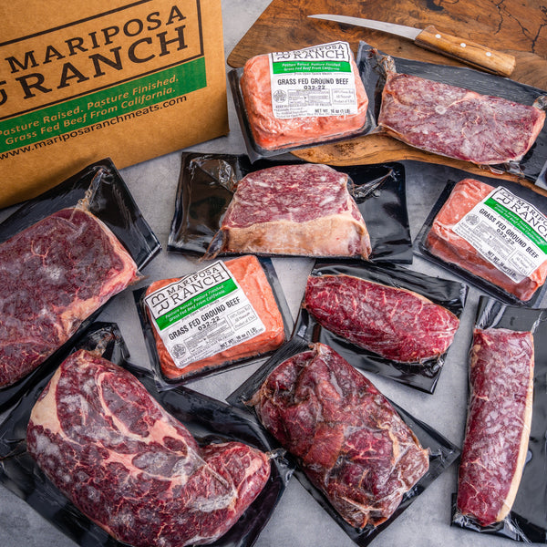 Mariposa Ranch combo box of grass-fed beef