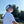 Mariposa Ranch logo snapback hat, navy and white (photo 2)