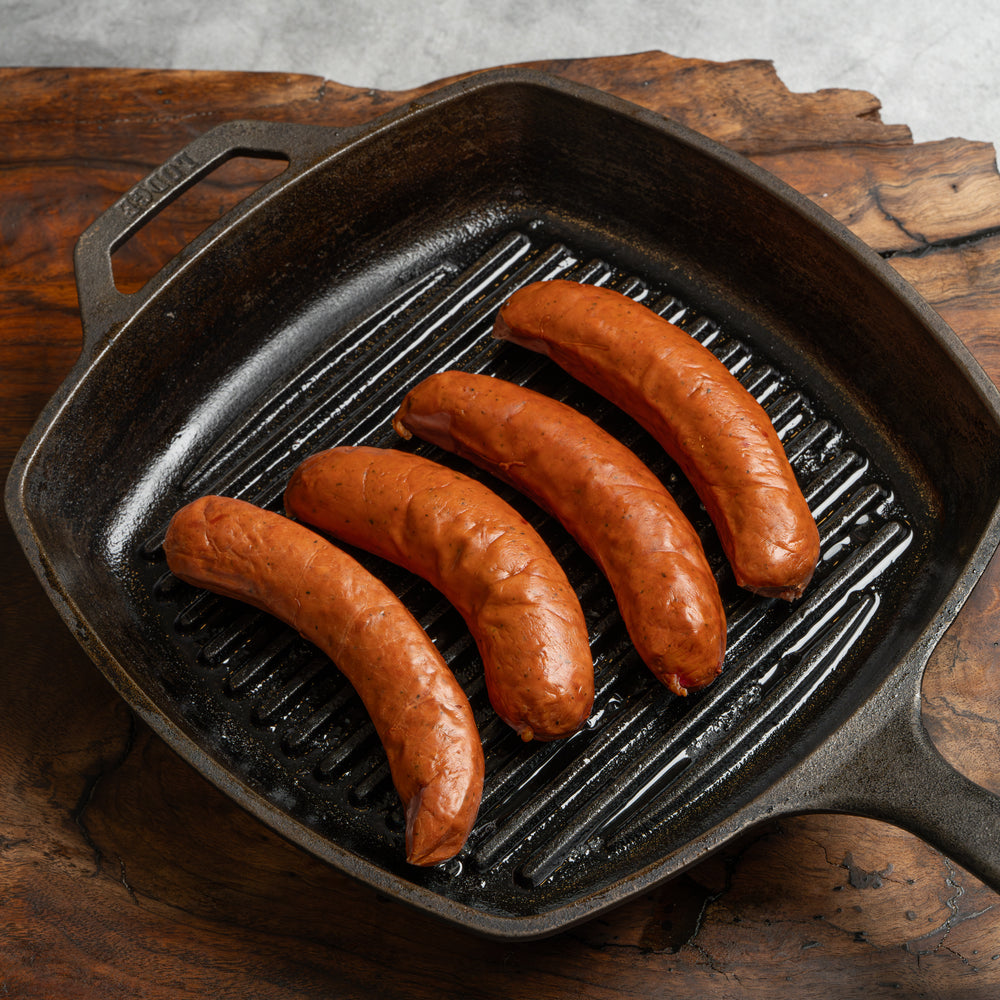 
                  
                    Grass Fed, Grass Finished All Beef Jalapeno & Cheese Sausage
                  
                