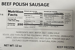 Grass-fed, grass-finished All Beef Polish Sausage — Mariposa Ranch (photo 4)