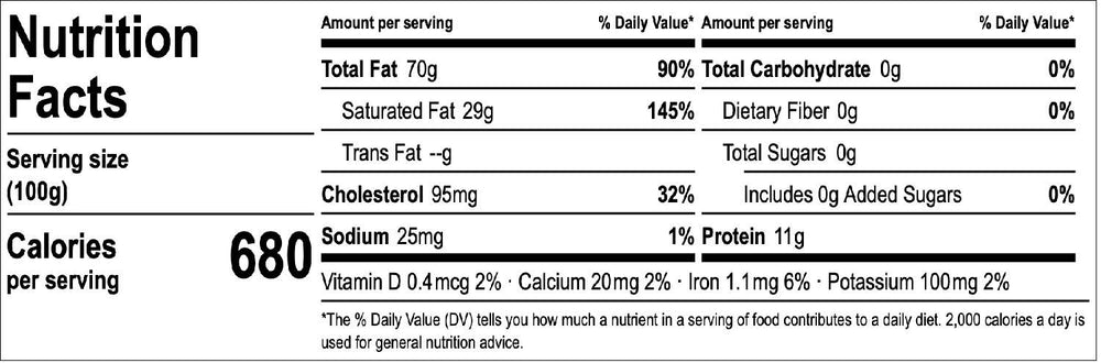 
                  
                    Beef Tallow (16 oz tub)
                  
                