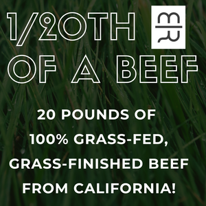 Grass-fed, grass-finished Small Pack Beef Box (20 Lbs.) — Mariposa Ranch