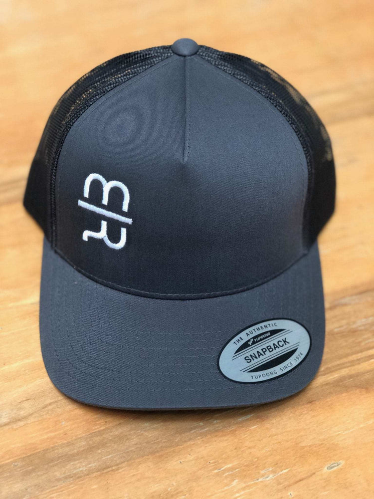 Mariposa Ranch Brand Snapback Hat (Charcoal Grey)