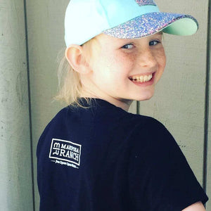 Eat. Steak. Love T-shirt in vintage black — Mariposa Ranch (photo 5)